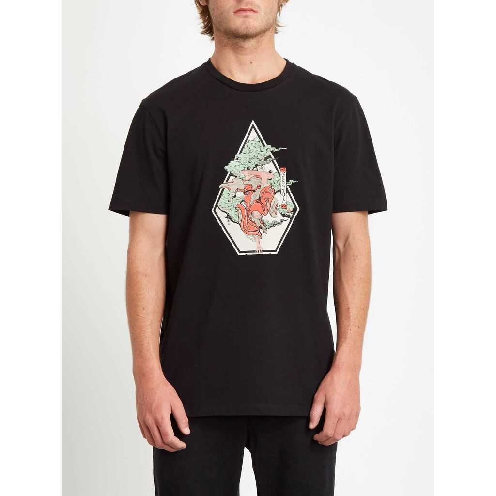 Volcom Nozaka Skate T-Shirt Sort