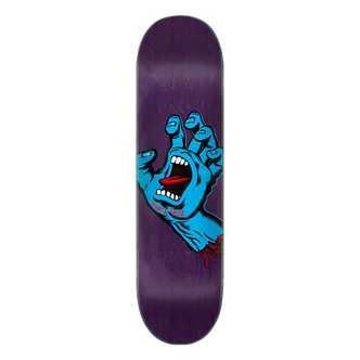 Santa Cruz Deck Screaming Hand Purple 8.375 x 32