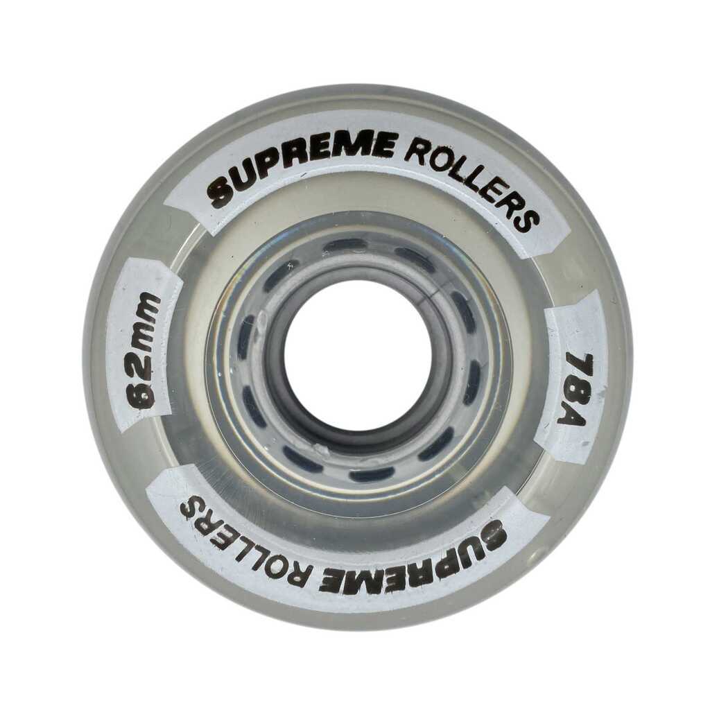 Supreme Rollers Side By Side Hjul 62mm78A Klar 4-Pak