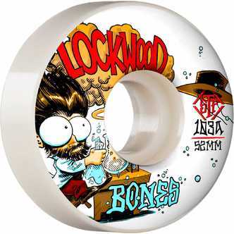 Bones Wheels PRO STF Skateboard Hjul Lockwood Experi-Mental 52mm V3 Slims 103A 4-pak