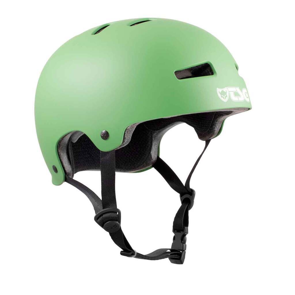 TSG Evolution Skate Helmet Satin Fatigue Green