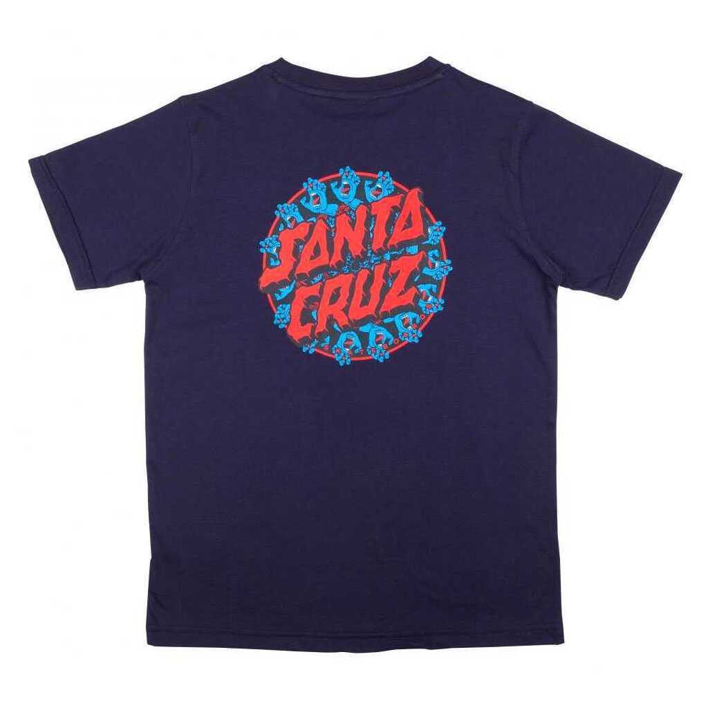 Santa Cruz Youth Handy Dot T-Shirt Mørk Navy