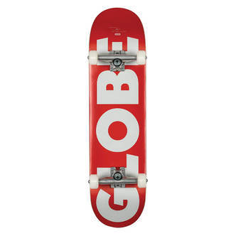 Globe G0 Fubar Skateboard RødHvid 8.25