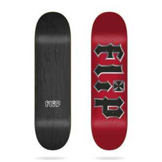 Flip Skateboard Deck 8.0 x 31.50 Metal Head Red