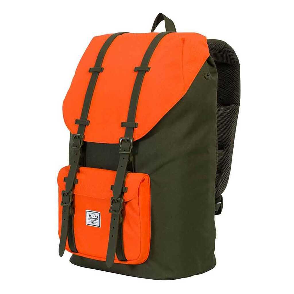 Herschel Little America Rygsæk Forest NightVermillion Orange 25L