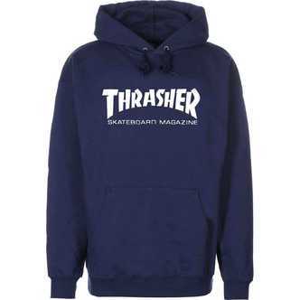 Thrasher Skate Magazine Hættetrøje Navy Blå