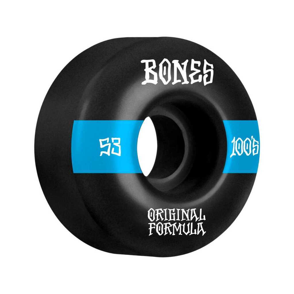 Bones Wheels OG Formula Skateboard Hjul 100 53mm V4 Wide 4pk Black
