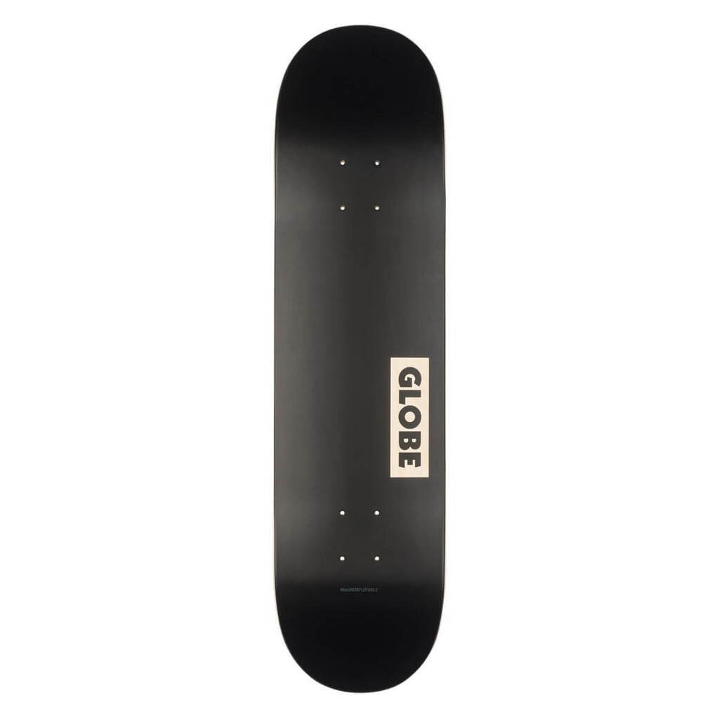 Globe Goodstock Skateboard Deck Black 8.125