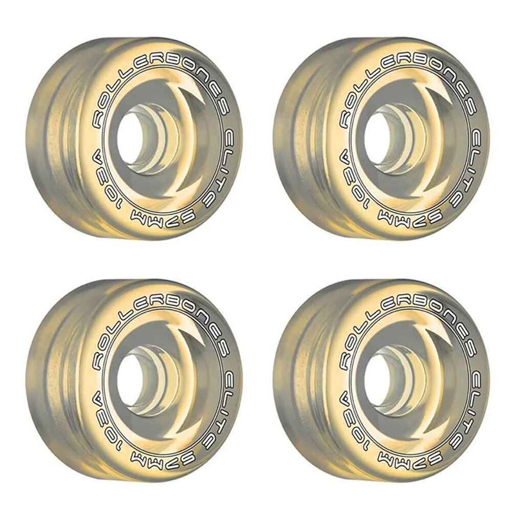 Rollerbones Elite Clear Wheel 57x30mm 101A x 8 stk