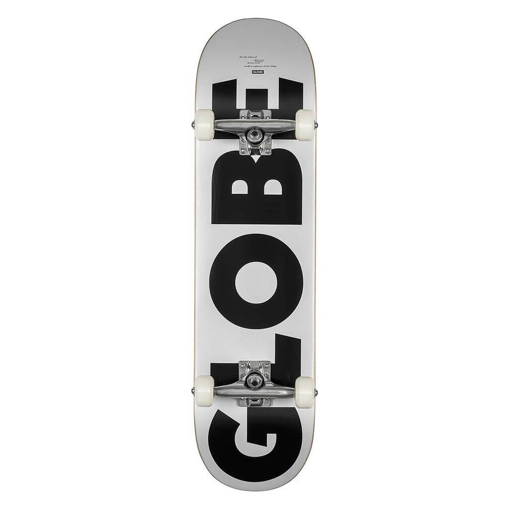 Globe G0 Fubar Skateboard Hvid/Sort 8.0