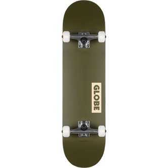 Globe Goodstock Skateboard Fat Green Complete 8.25