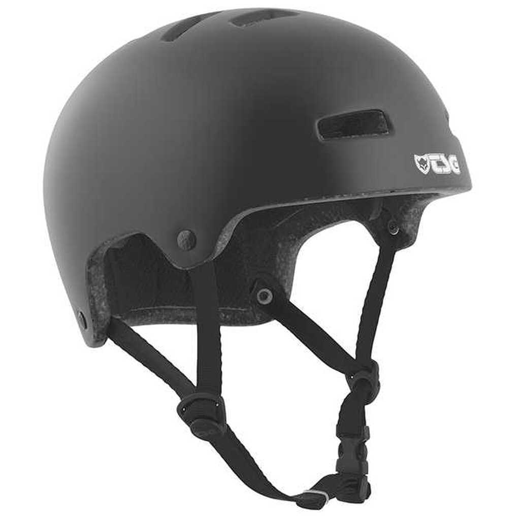 TSG Nipper Maxi Skaterhjelm Satin Sort - XXSXS 52-54cm