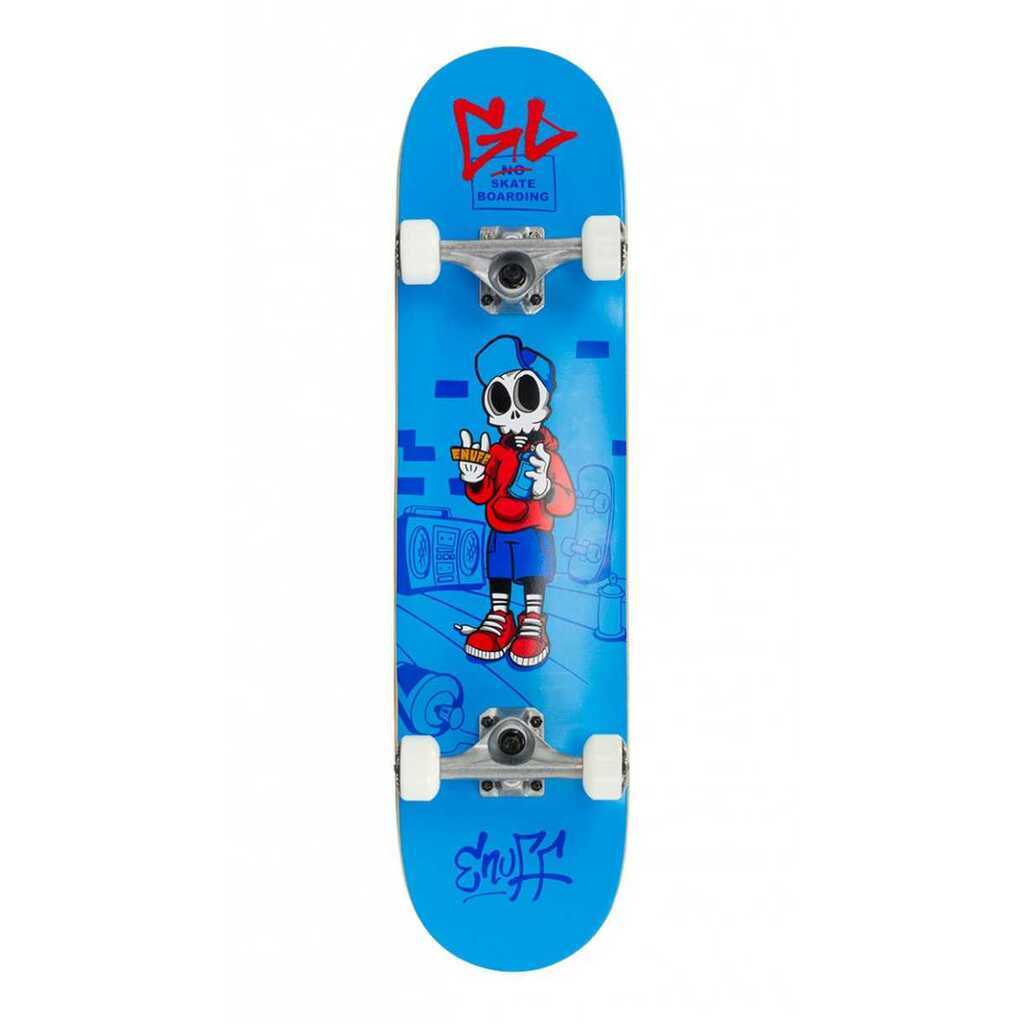 Enuff Skully Blue Skateboard 7.2 x 29.5