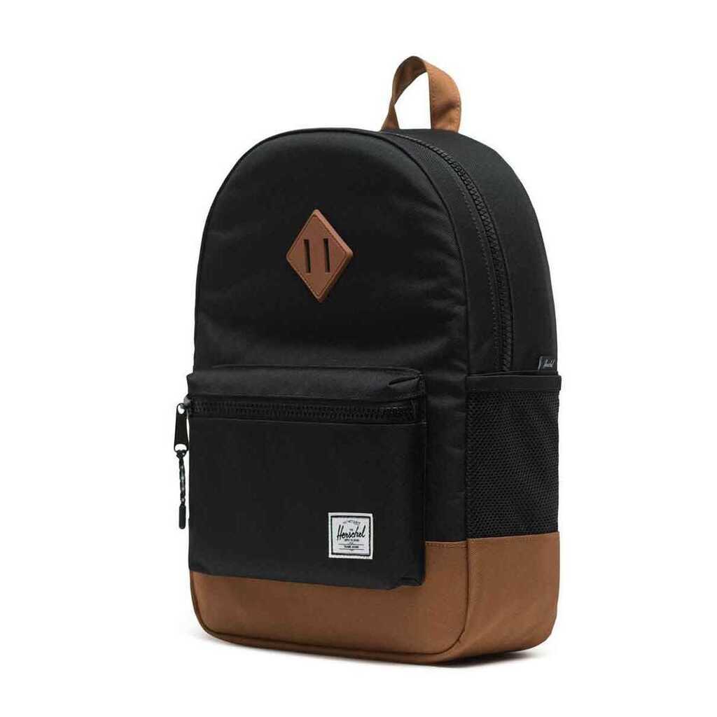 Herschel Heritage Rygsæk Youth Sort Sadle Brown 16L