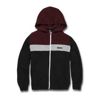 Volcom Single Stone Division Zip Hættetrøje m. lynlås Sort