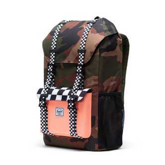 Herschel Little America Rygsæk Woodland CamoBlack White Check 18L