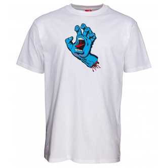 Santa Cruz Kortærmet T-shirt 'Screaming Hand' White