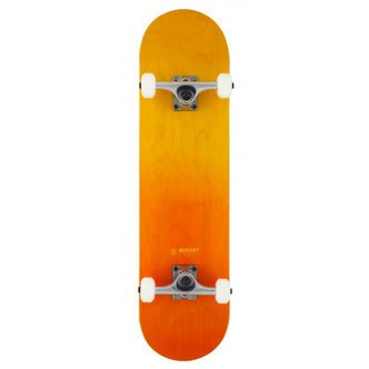 Rocket Skateboard Dipped Orange 8.0