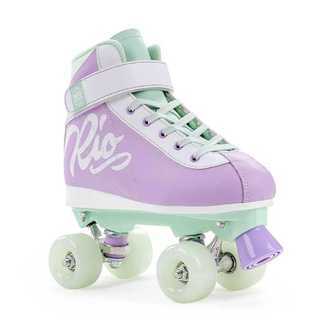 Rio Roller Side By Side Rulleskøjte Milkshake Purple/Green