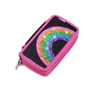 Jeva Penalhus Twozip Rainbow Glitter