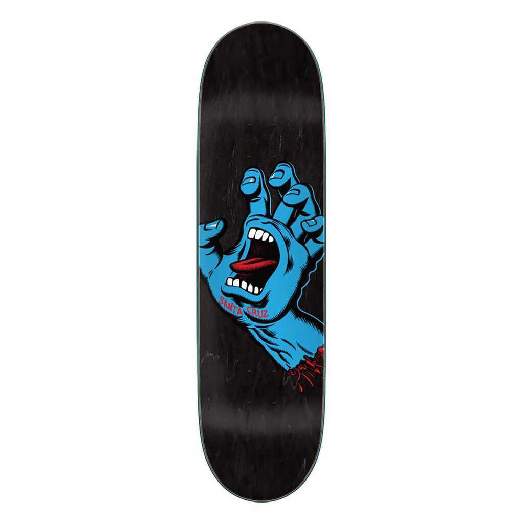 Santa Cruz Skateboard Deck Screaming Hand Black 8.60 x 31.95