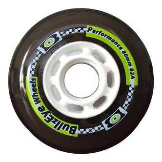 Hyper Bullzeye Smoke 82A Inliner Hjul Sort 4-pak - 64mm