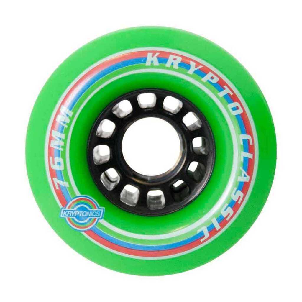 Kryptonics Classic 76 mm Rulleskøjte og Longboardhjul Green