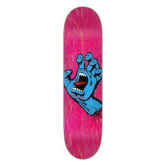 Santa Cruz Skateboard Deck Screaming Hand Pink 7.80 x 31