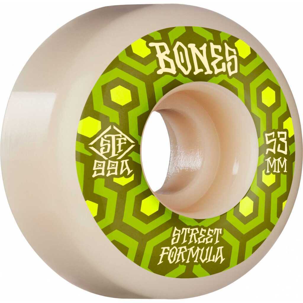 Bones Wheels STF Skateboard Hjul Retros 53mm V1 Standard 99A 4pk