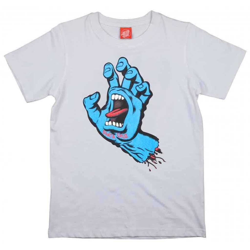 Santa Cruz Kortærmet T-shirt 'Screaming Hand' Hvid