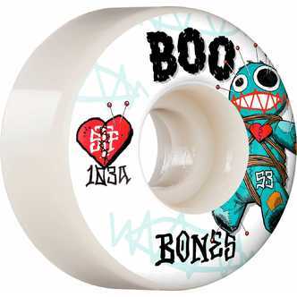 Bones Wheels PRO STF Skateboard Hjul Boo Voodoo 53mm V4 Wide 103A 4-pak
