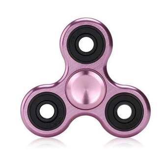 Fidget Spinner Aluminimum Rosa