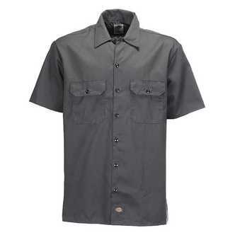 Dickies 1574 Work Shirt Kortærmet Skjorte Charcoal Grey