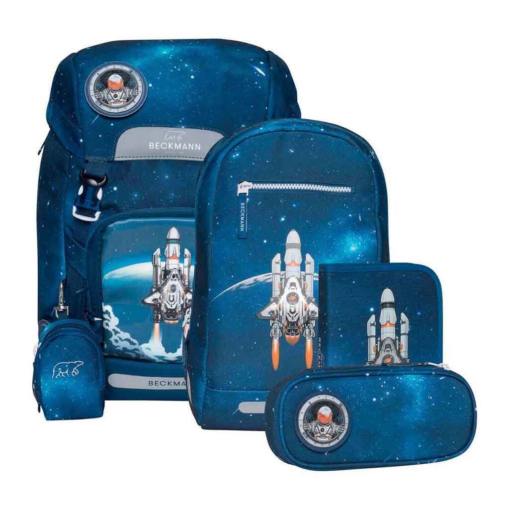 Beckmann Skoletaske 22L Space Mission,  sæt af 6 dele