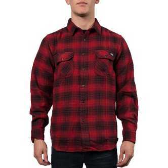 Dickies Sunfield Langærmet Skjorte Red