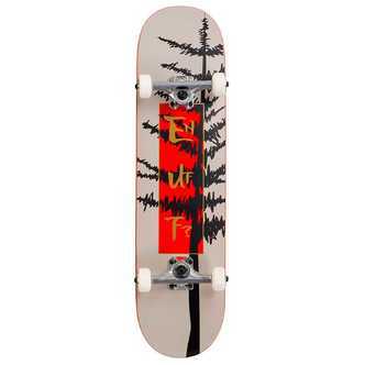 Enuff Evergreen Tree Skateboard Warm Grey Red 8 x 32