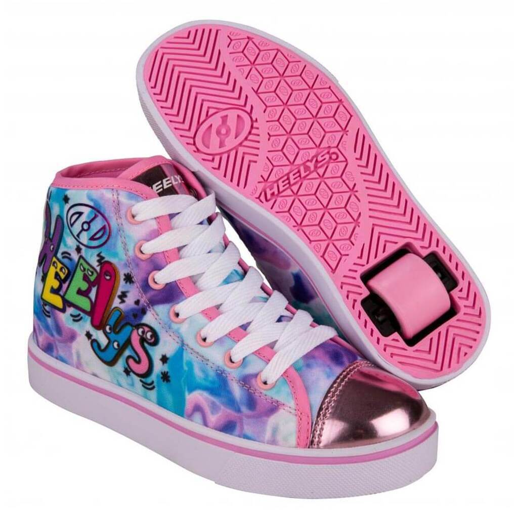 Heelys Veloz Rullesko HvidPinkMulti