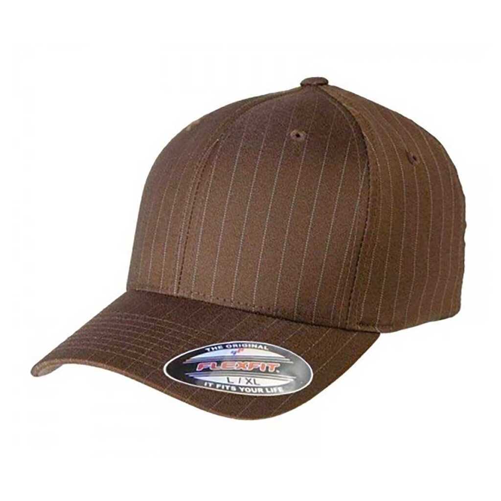 Flexfit Pinstripe Cap BrownHvid