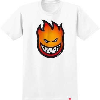 Spitfire T-shirt Youth Bighead Fill WhiteOrange