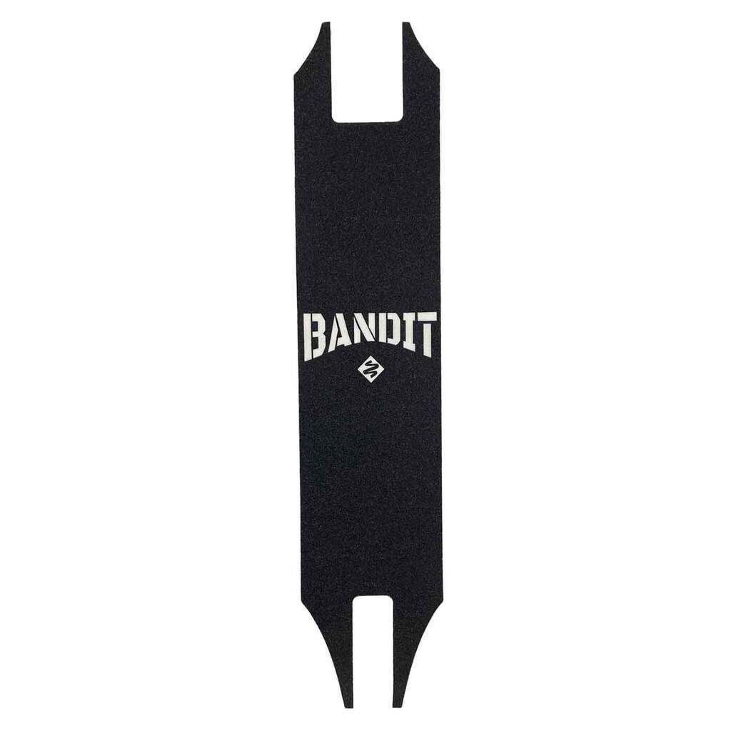 Griptape til trickløbehjul Bandit Hvidt logo