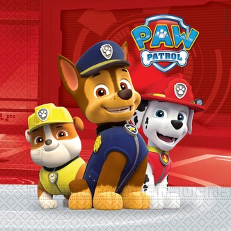 Paw Patrol servietter, Ready for Action - 20 stk.