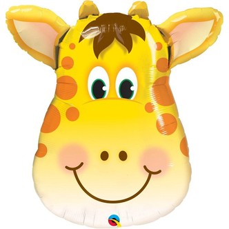 Folie ballon giraf, megasize  - 1 stk.
