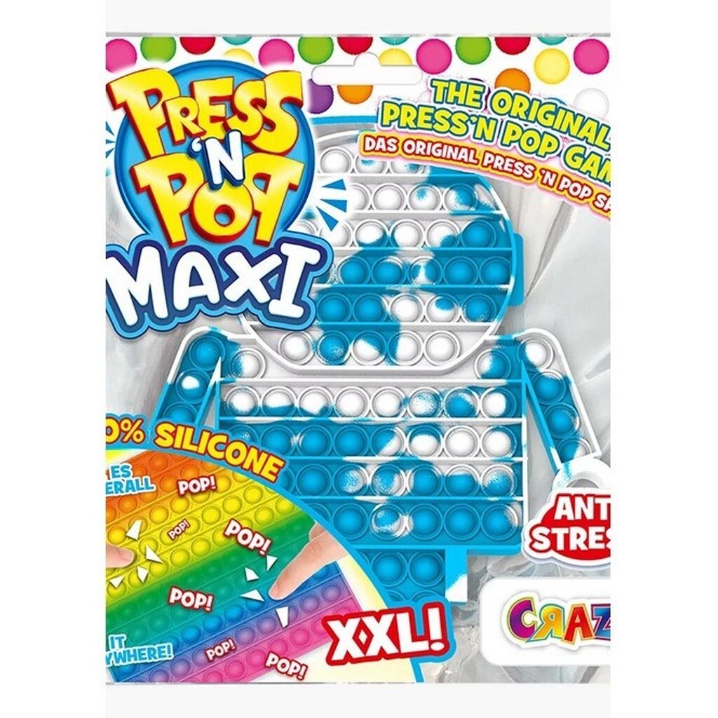 Pop It CRAZE Press#39;n Pop Maxi Pop-It Game XXL Robot 28x35 cm