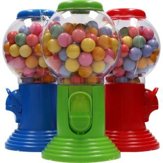 Tyggummi-Automater 80g med Runde Tyggegummi